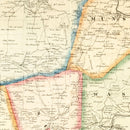 Vintage Map of Cambria County, Pennsylvania 1867
