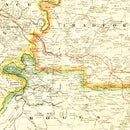 Vintage Map of Clearfield County, Pennsylvania 1866