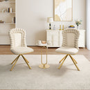 Upholstered Swivel Dining Chairs (Set of 2) by Unique Piece Furniture