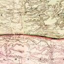 Vintage Map of Northumberland County, Pennsylvania 1858