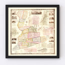 Vintage Map of Northumberland County, Pennsylvania 1858