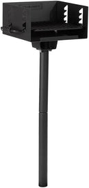 Ash & Ember Park-Style Grill, 256 Sq. In Charcoal Grill, 16.5x16x8, Single Post Outdoor Cooking Grill for Backyard BBQ, Camp Grilling Barbecues, Small-Sized Parties, Grill Delicious Meats, Vegetables by GreenHaven Gardens