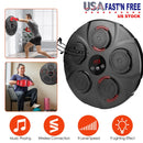 Music Boxing Machine Electronic Wall Target Punching Pad LED Lighted Sandbag Boxing Training Machine Exercise Equipment with Half Finger Adult Boxing