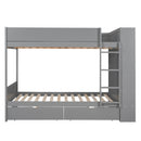 Bunk Bed With 2 Drawers And Multi Layer Cabinet by Unique Piece Furniture