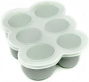 WeeSprout Silicone Baby Food Freezer Tray with Clip-on Lid - Perfect Storage Container for Homemade Baby Food, Vegetable & Fruit Purees, and Breast Milk (Matte Green, Six 3 Ounce Sections) by TinyTreasures Baby Boutique