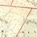 Vintage Map of Pike County, Pennsylvania 1872