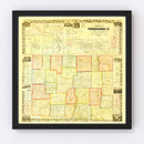 Vintage Map of Susquehanna County, Pennsylvania 1858