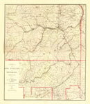 Vintage Map of Warren County, Pennsylvania 1882