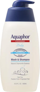 Aquaphor Baby Wash and Shampoo - Mild, Tear-free 2-in-1 Solution for Baby’s Sensitive Skin - 16.9 fl. oz. Pump by TinyTreasures Baby Boutique