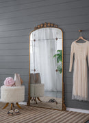 Lavish - Full Length Mirror, AntiqueMetal Floor Mirror For Living Room, Bedroom - Gold by HouseOfZazla