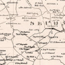 Vintage Map of Anne Arundel County, Maryland 1860