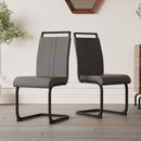 Modern Dining Chairs With High Back Upholstered Design Metal Legs by Unique Piece Furniture
