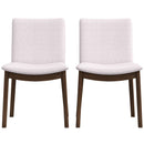 Laura - Mid-Century Modern Solid Wood Dining Chair (Set of 2)