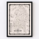Vintage Map of Prince George County, Maryland 1861