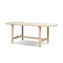 Milo - 8 Seat Oval Dining Table - Natural by HouseOfZazla