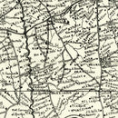 Vintage Map of Cleveland County, North Carolina 1886
