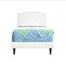 Button Tufted Bed Charming For Cozy Spaces by Unique Piece Furniture