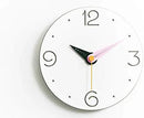 Stephanie Imports Modern Minimalist Pink & Black Wall Clock by CozyNest Decor