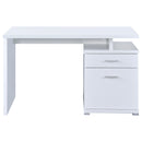 Irving 47-inch 2-drawer Office Computer Desk White