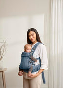 BabyBjörn Baby Carrier Harmony, Woven mélange, Blue | 3-in-1 Ergonomic Baby Carrier; Newborn, Facing-in, Outward-Facing, and Back Carrying Positions Supported (7-40 lbs), Newborn to Toddler by TinyTreasures Baby Boutique