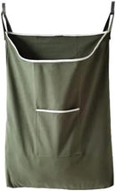 Laundry Collector, Laundry Hamper, Door Hanging Laundry bag with hooks (Army green, 65Liters) by CozyNest Decor