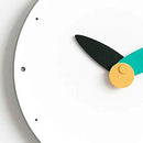 Stephanie Imports Modern Minimalist Teal & Black Wall Clock by CozyNest Decor
