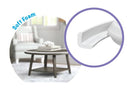 Kidkusion Baby Proof Edge Guards for Safety | Made in The USA | 28 Feet | Off White | Edge Protectors for Furniture, Tables, Fireplaces | Heavy Duty Tape Included by TinyTreasures Baby Boutique