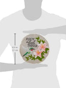Spoontiques - Garden Décor - Hummingbird Stepping Stone - Decorative Stone for Garden by CozyNest Decor