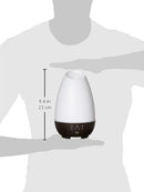 HealthSmart Essential Oil Diffuser, Cool Mist Humidifier and Aromatherapy Diffuser, FSA HSA Eligible with 500ML Tank for Large Rooms, Adjustable Timer, Mist Mode and 7 LED Light Colors, (Pack of 2) by TinyTreasures Baby Boutique