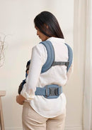 BabyBjörn Baby Carrier Harmony, Woven mélange, Blue | 3-in-1 Ergonomic Baby Carrier; Newborn, Facing-in, Outward-Facing, and Back Carrying Positions Supported (7-40 lbs), Newborn to Toddler by TinyTreasures Baby Boutique