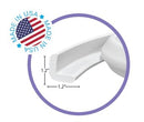 Kidkusion Baby Proof Edge Guards for Safety | Made in The USA | 24 Feet | Off White | Edge Protectors for Furniture, Tables, Fireplaces | Heavy Duty Tape Included by TinyTreasures Baby Boutique