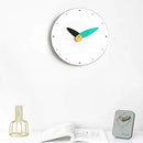 Stephanie Imports Modern Minimalist Teal & Black Wall Clock by CozyNest Decor