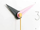 Stephanie Imports Modern Minimalist Pink & Black Wall Clock by CozyNest Decor