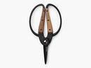 Barebones Garden Scissors - Walnut Scissors - Garden Supplies and Indoor Plant Accessories - Plant Shears with Wide Handles - Comfortable Fit Trimming Shears (Small) by GreenHaven Gardens