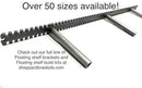 Floating Shelf Brackets - Sheppard Brackets - Easy Install - Heavy Duty (16 inch) by CozyNest Decor