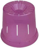 rePotme 5" Slotted Clear Orchid Pots - 3 Pack (Rose Quartz) by GreenHaven Gardens