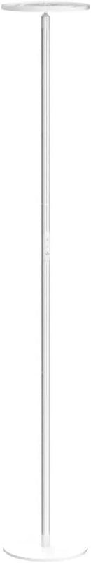 TROND Floor Lamp, LED Torchiere Uplight Lamp, 5 Brightness Aluminum Modern Standing Light, 5500K Natural Daylight, 5000 lm, 71in Tall, 30 Mins Timer, Detachable, for Office Living Room Bedroom, Silver by CozyNest Decor