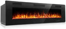 Antarctic Star 42 Inch Electric Fireplace in-Wall Recessed and Wall Mounted, Fireplace Heater and Linear Fireplace with Multicolor Flame, Timer, 750/1500W Control by Touch Panel & Remote by CozyNest Decor