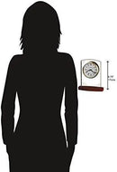 Howard Miller Marcus Tabletop Clock – Decorative Tabletop Clock with Modern Alarm & Quartz Movement, Silent Ticking, Wooden Base & Roman Numeral Design for Home, Office, Kitchen & Table Decor by CozyNest Decor