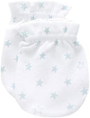 Unisex Baby Cotton Scratch Mittens For Newborn Baby Boys Girls Mittens Accessory 0-6 Months by TinyTreasures Baby Boutique