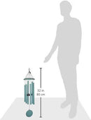 Corinthian Bells by Wind River - 30 inch Patina Green Wind Chime for Patio, Backyard, Garden, and Outdoor Decor (Aluminum Chime) Made in The USA by CozyNest Decor