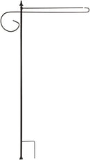 Briarwood Lane 3 Piece Wrought Iron Wrap-Around House Flag Stand by GreenHaven Gardens