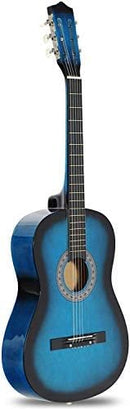 Smartxchoices 6 String 38" Acoustic Guitar w/Gig Bag Strap Pitch Pipe Extra Strings Set Pick for Kids Beginners Starter Youths Students Right-handed（Blue） by TinyTreasures Baby Boutique