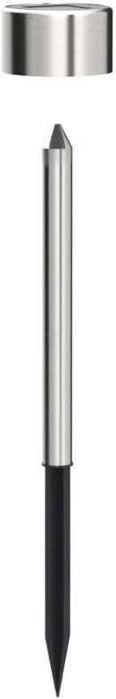 GIGALUMI Solar Pathway Lights 12 Pack, Stainless Steel IP44 Waterproof Auto On/Off Outdoor LED Pathway Landscape Solar Lights for Garden, Yard, Patio, Path and Walkway. (Cold White) by GreenHaven Gardens