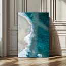 Aerial Ocean View Wall Art Canvas Print – Framed Coastal by MyGreatCanvas | Canvas Wall Art Prints | Photo Prints & Wall Decor