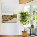 Desert Landscape Wall Art Canvas Print – Cacti and Shrubs