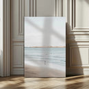 Minimalist Beach Wall Art Canvas Print – Framed Soft Blue by MyGreatCanvas | Canvas Wall Art Prints | Photo Prints & Wall Decor
