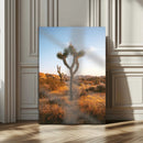 Joshua Tree Wall Art Canvas Print – Framed Golden Hour