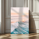 Sunset Surfer Wall Art – Framed Ocean Wave Canvas Artwork, by MyGreatCanvas | Canvas Wall Art Prints | Photo Prints & Wall Decor