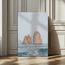 Majestic Sea Rock Wall Art – Framed Coastal Landscape Canvas by MyGreatCanvas | Canvas Wall Art Prints | Photo Prints & Wall Decor